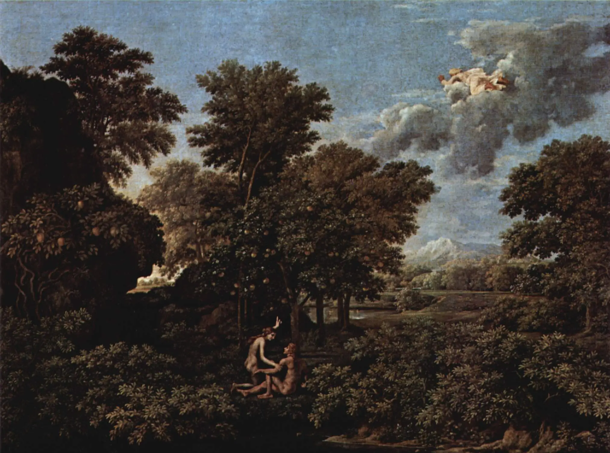 Nicolas Poussin, Le Printemps, huile sur toile